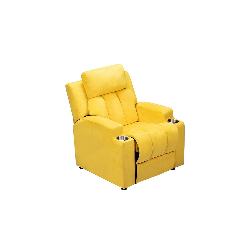 Magic Seats for Superheroes  Princesses, Super Deluxe Kids Recliner with Footrest, Headrest, 2 Cup Holders