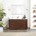 San Single Bath Vanity with Composite Stone Top without Mirror