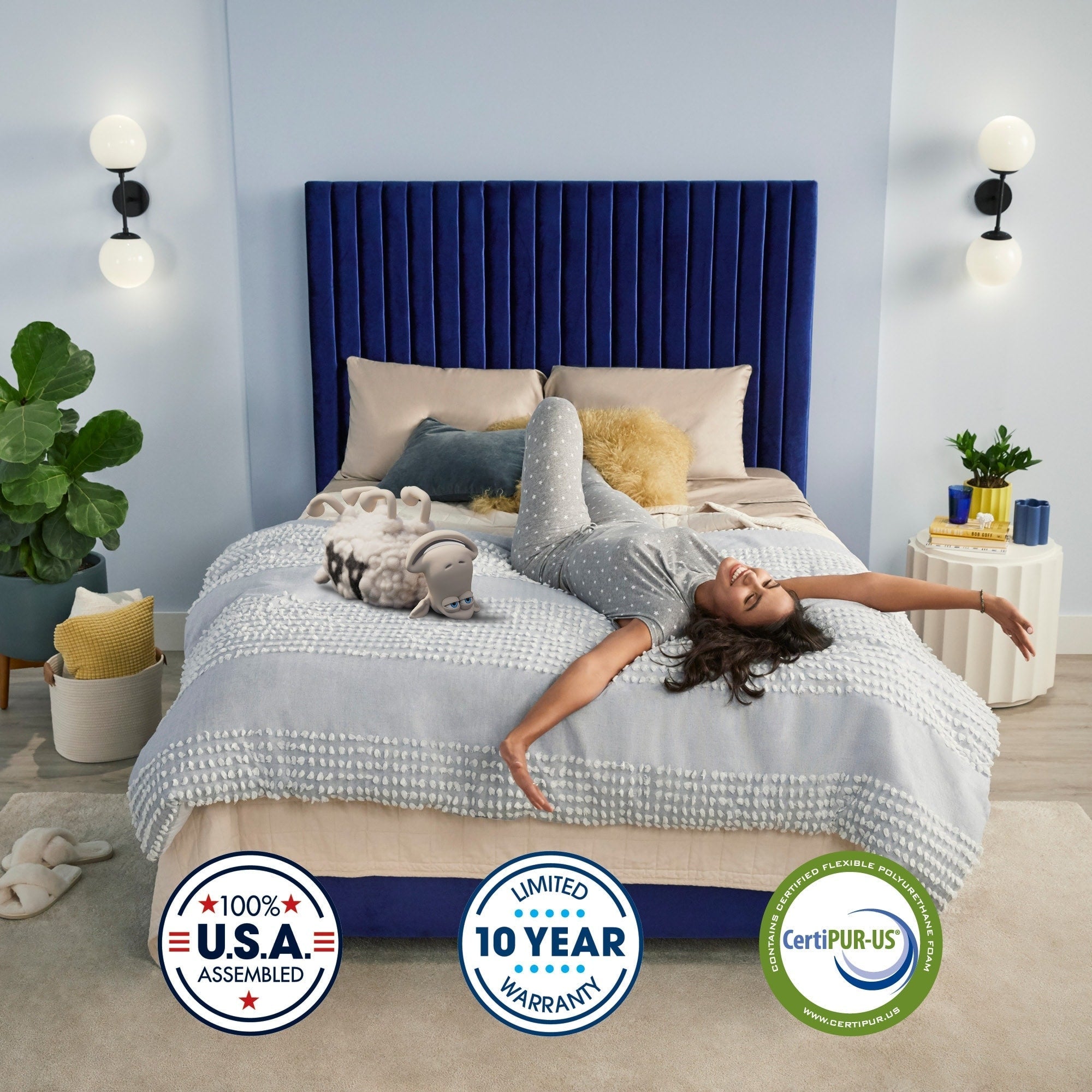 Serta Clarks Hill 15 Plush Pillow Top Mattress.