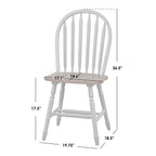 Simple Living Carolina 5-piece Farmhouse Solid Wood Dining Set with Leaf