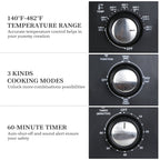 Simple Toaster Oven with 20Litres Capacity,Compact Size Countertop Toaster, Easy to Control with Timer-Bake-Broil-Toast Setting