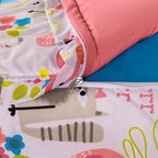 Siscovers I Heart Cats Bunkie Deluxe Zipper Bedding Set