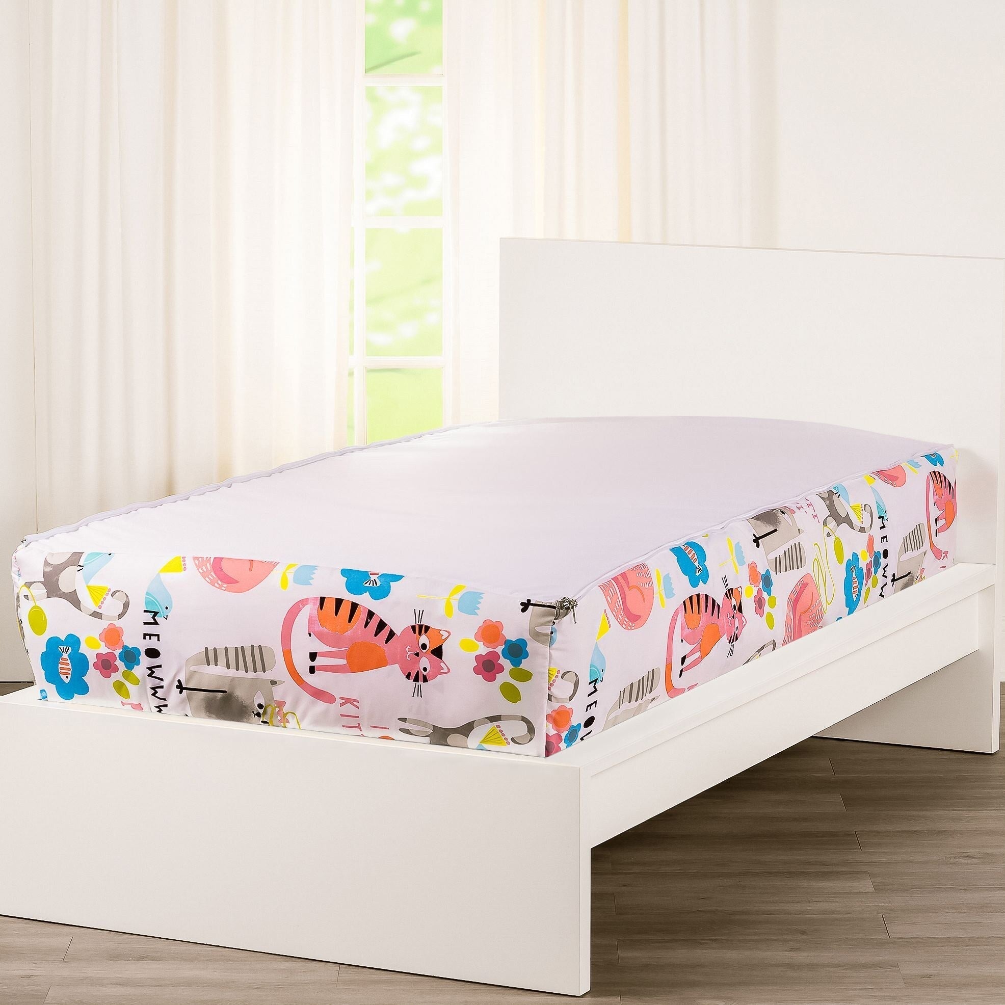 Siscovers I Heart Cats Bunkie Deluxe Zipper Bedding Set