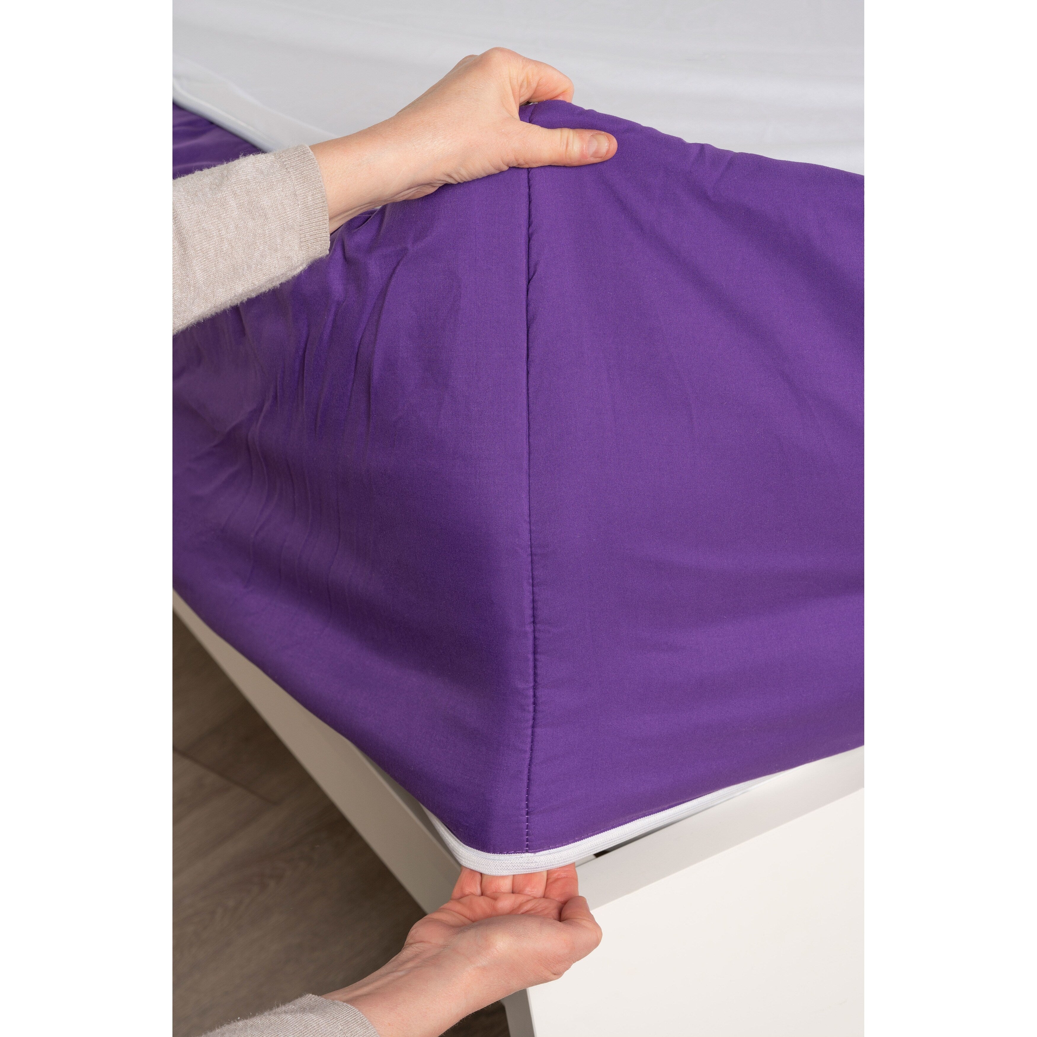 Siscovers Purple Bunkie Deluxe Zipper Bedding Set