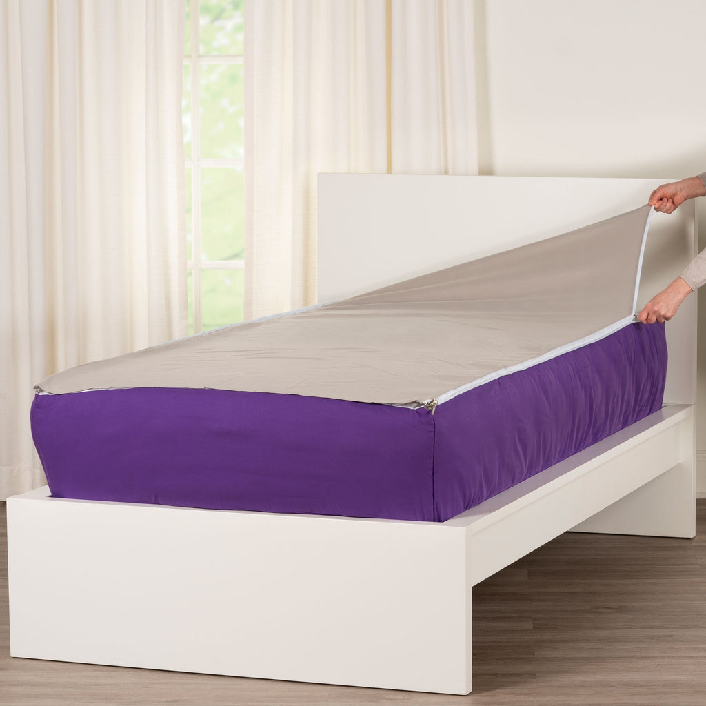 Siscovers Purple Bunkie Deluxe Zipper Bedding Set