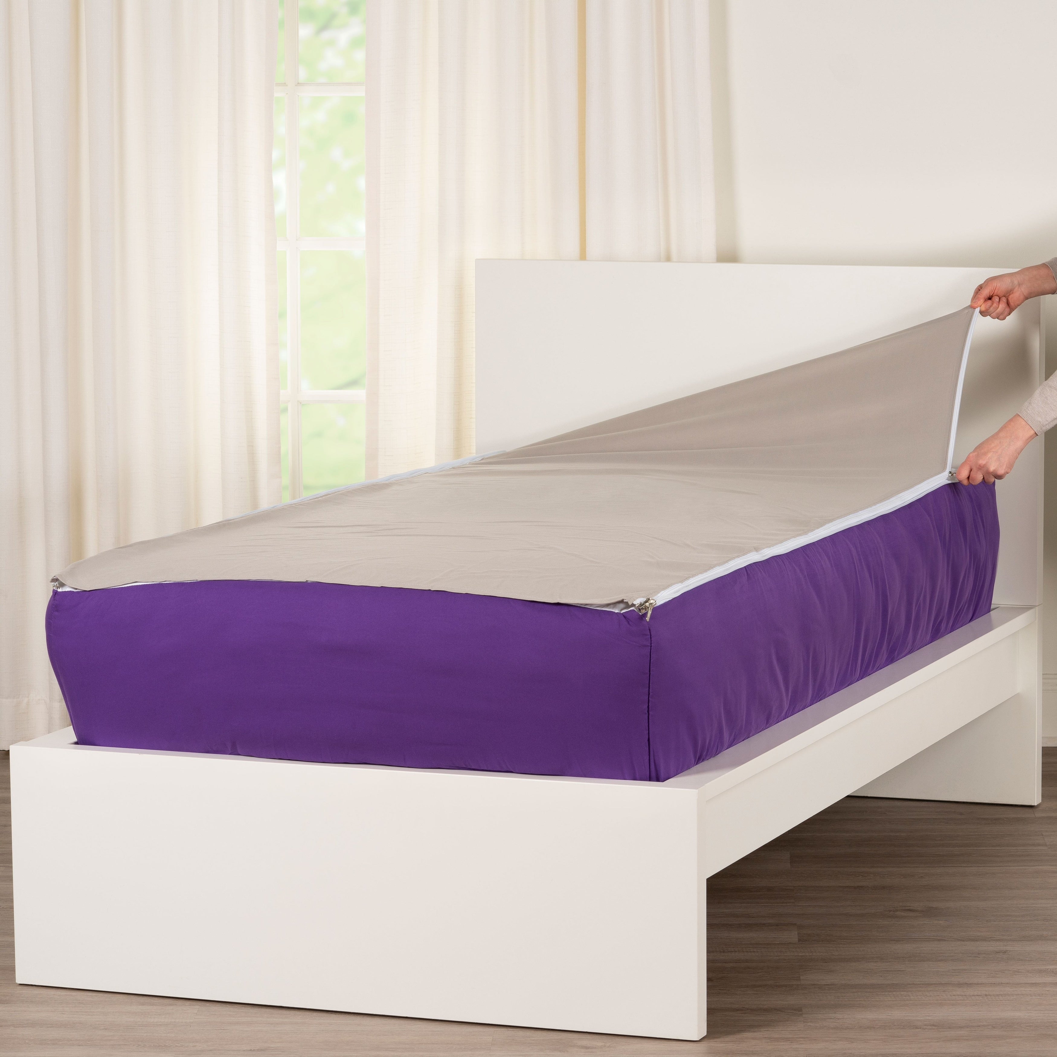 Siscovers Purple Bunkie Deluxe Zipper Bedding Set