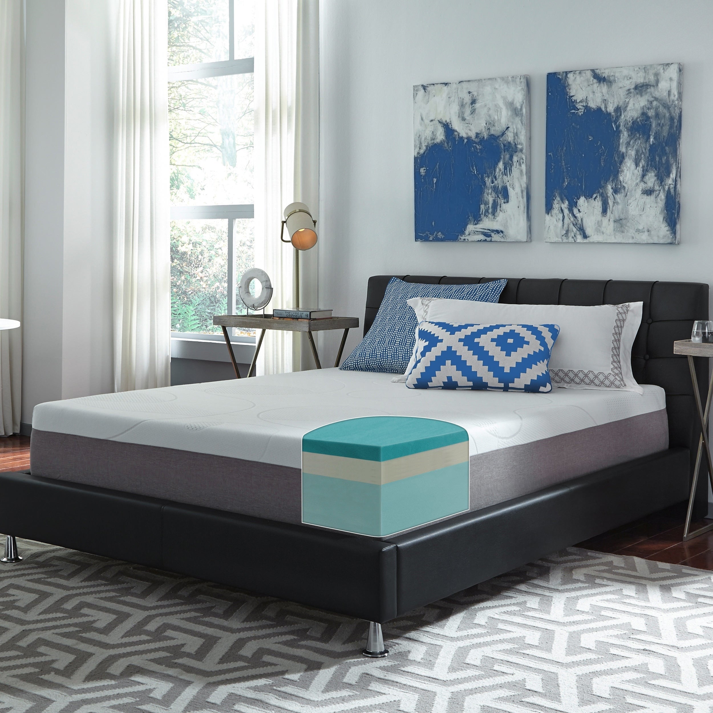 Slumber Solutions 12-inch Gel Memory Foam Choose Your Comfort Mattress