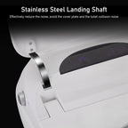 Smart Toilet, One Piece Bidet Toilet for Bathrooms,Modern Elongated Toilet with Warm Water,Dual Auto Flush,Foot Sensor Operation