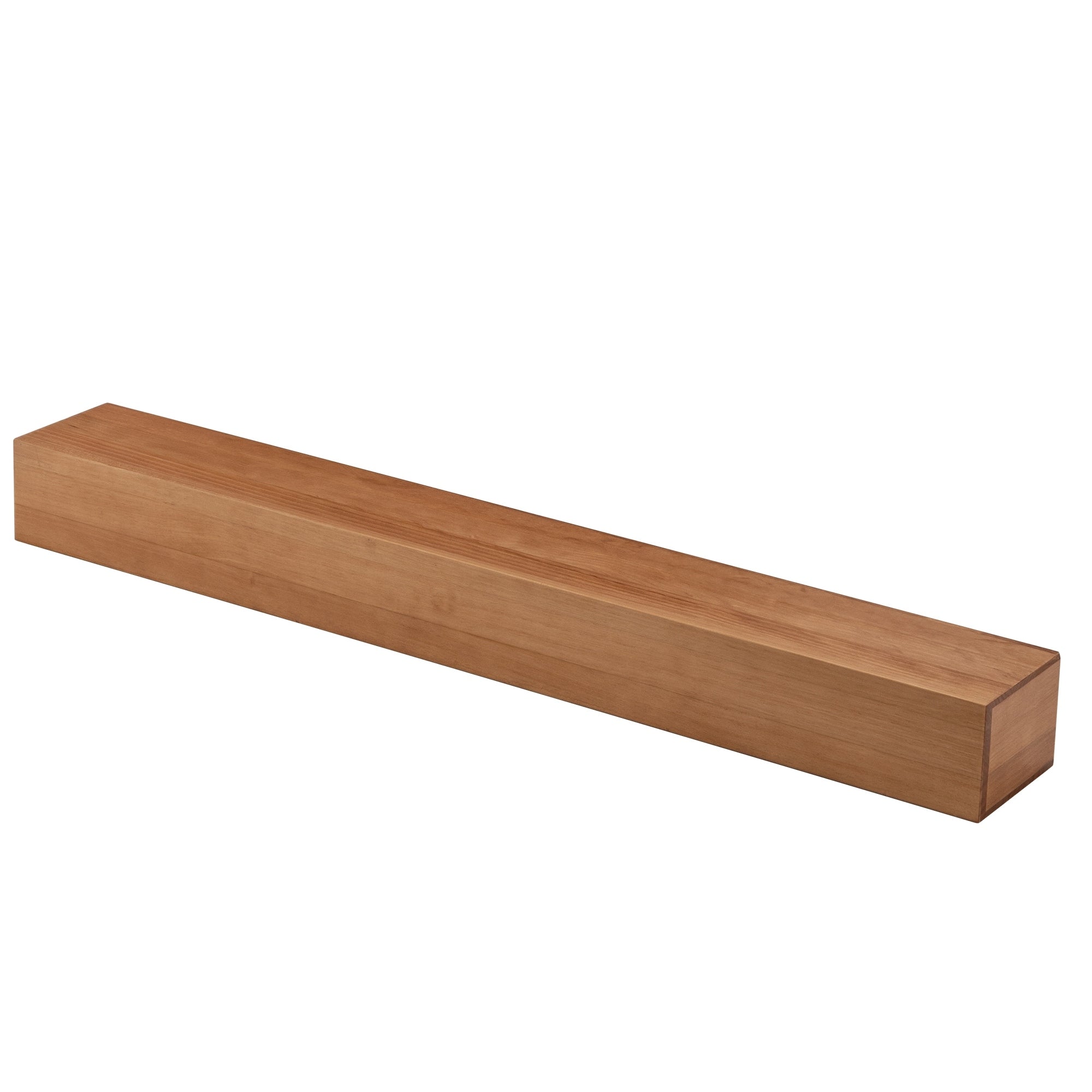Solid Pine Wall Mounted Fireplace Mantel Floating Shelf