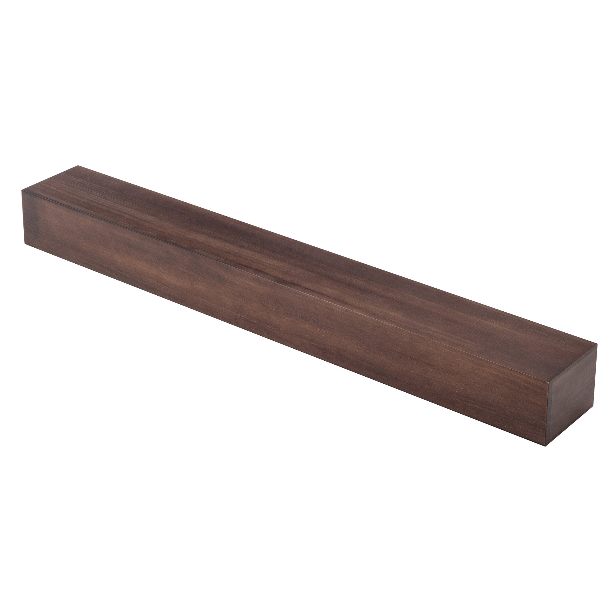Solid Pine Wall Mounted Fireplace Mantel Floating Shelf