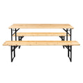 Solid Wood Folding Picnic Dining Set