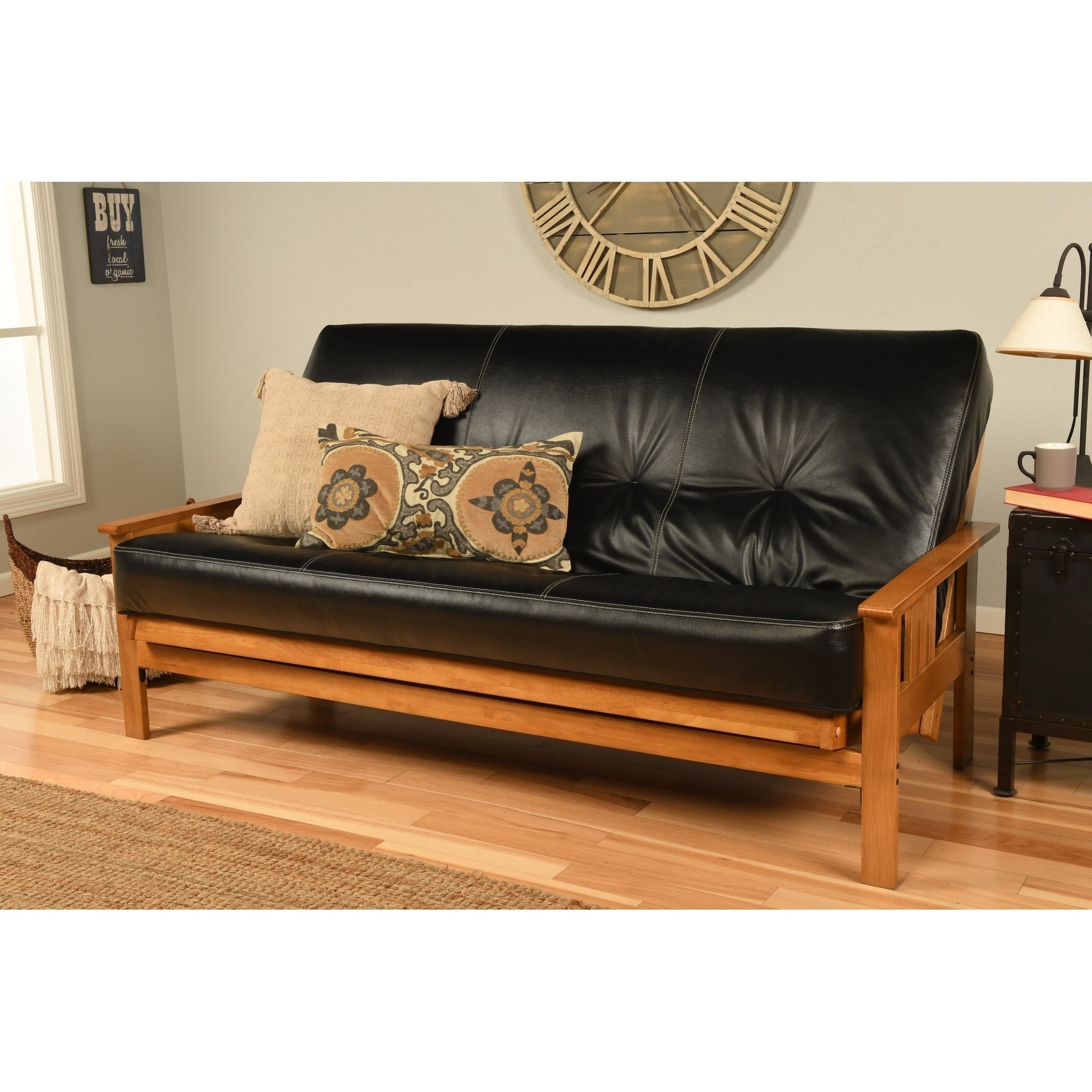 Somette High-density Foam and Spring Full-size Replacement Futon Mattress Only (Frame Not Included)
