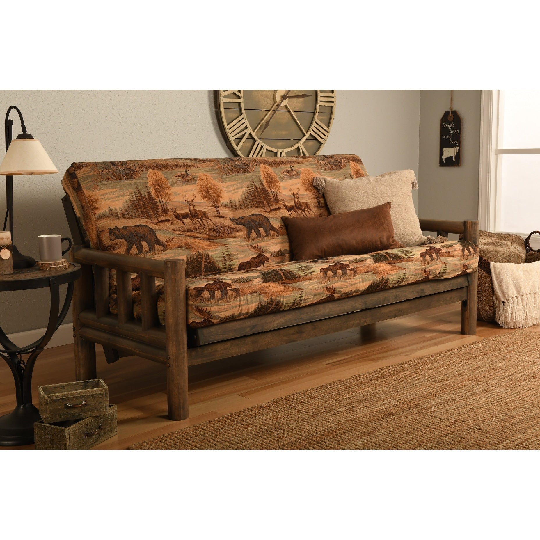 Somette High-density Foam and Spring Full-size Replacement Futon Mattress Only (Frame Not Included)