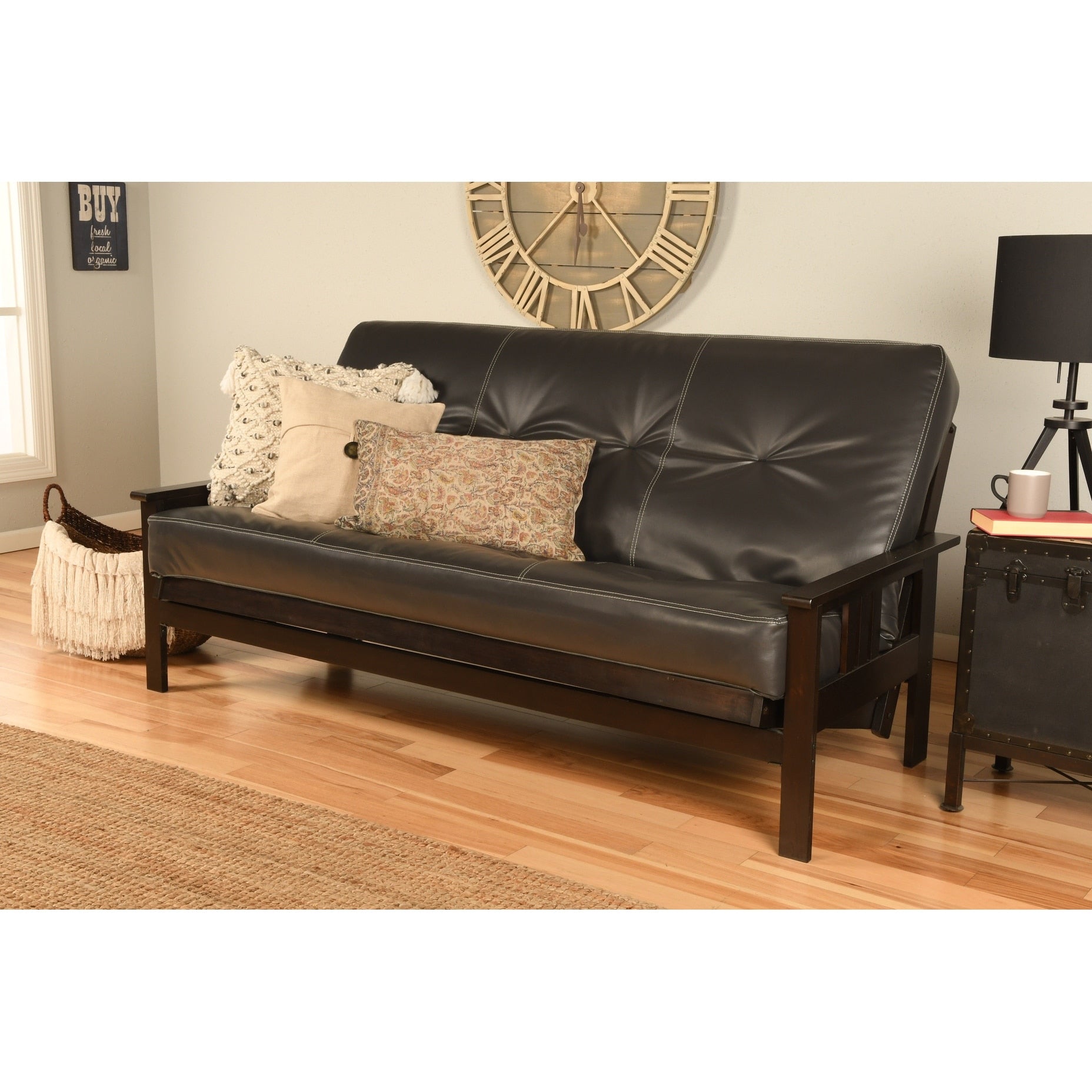 Somette High-density Foam and Spring Full-size Replacement Futon Mattress Only (Frame Not Included)