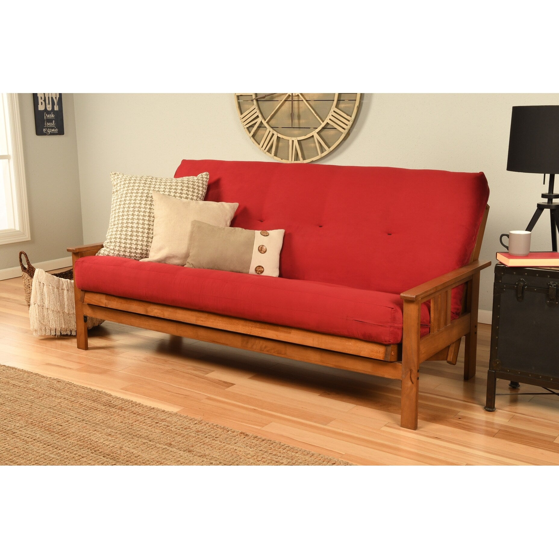 Somette High-density Foam and Spring Full-size Replacement Futon Mattress Only (Frame Not Included)