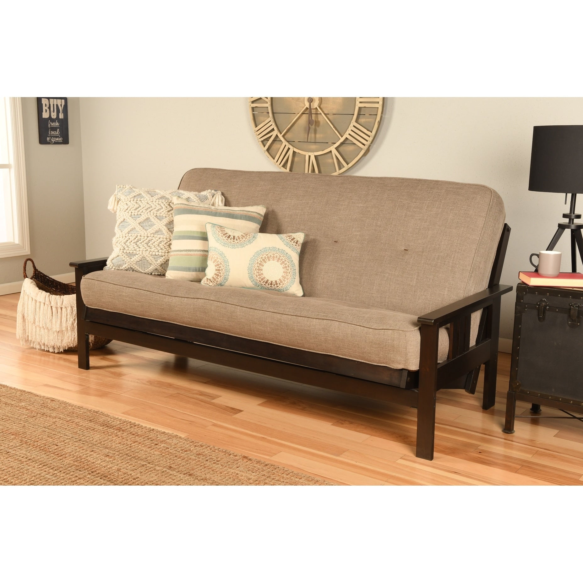 Somette High-density Foam and Spring Full-size Replacement Futon Mattress Only (Frame Not Included)