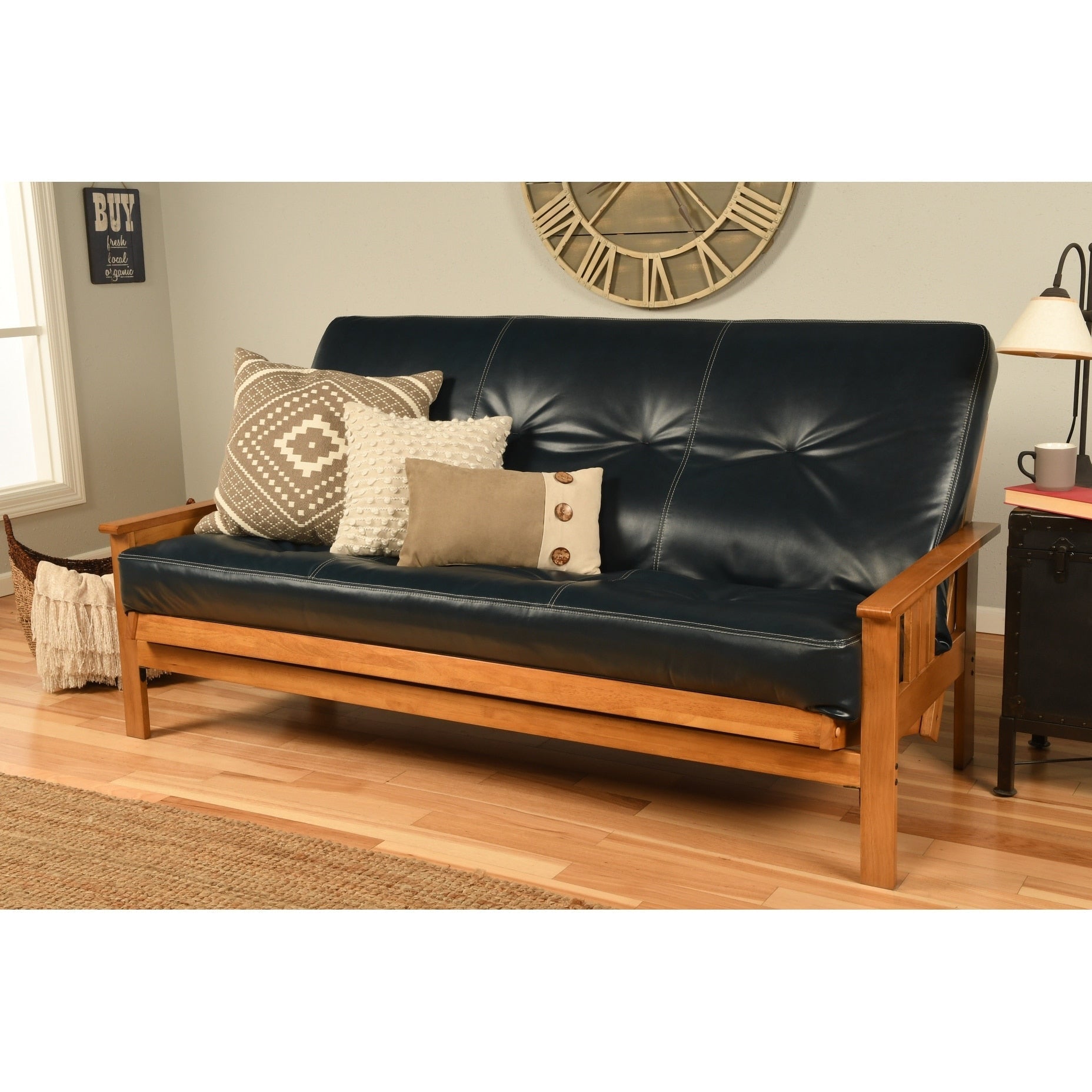 Somette High-density Foam and Spring Full-size Replacement Futon Mattress Only (Frame Not Included)