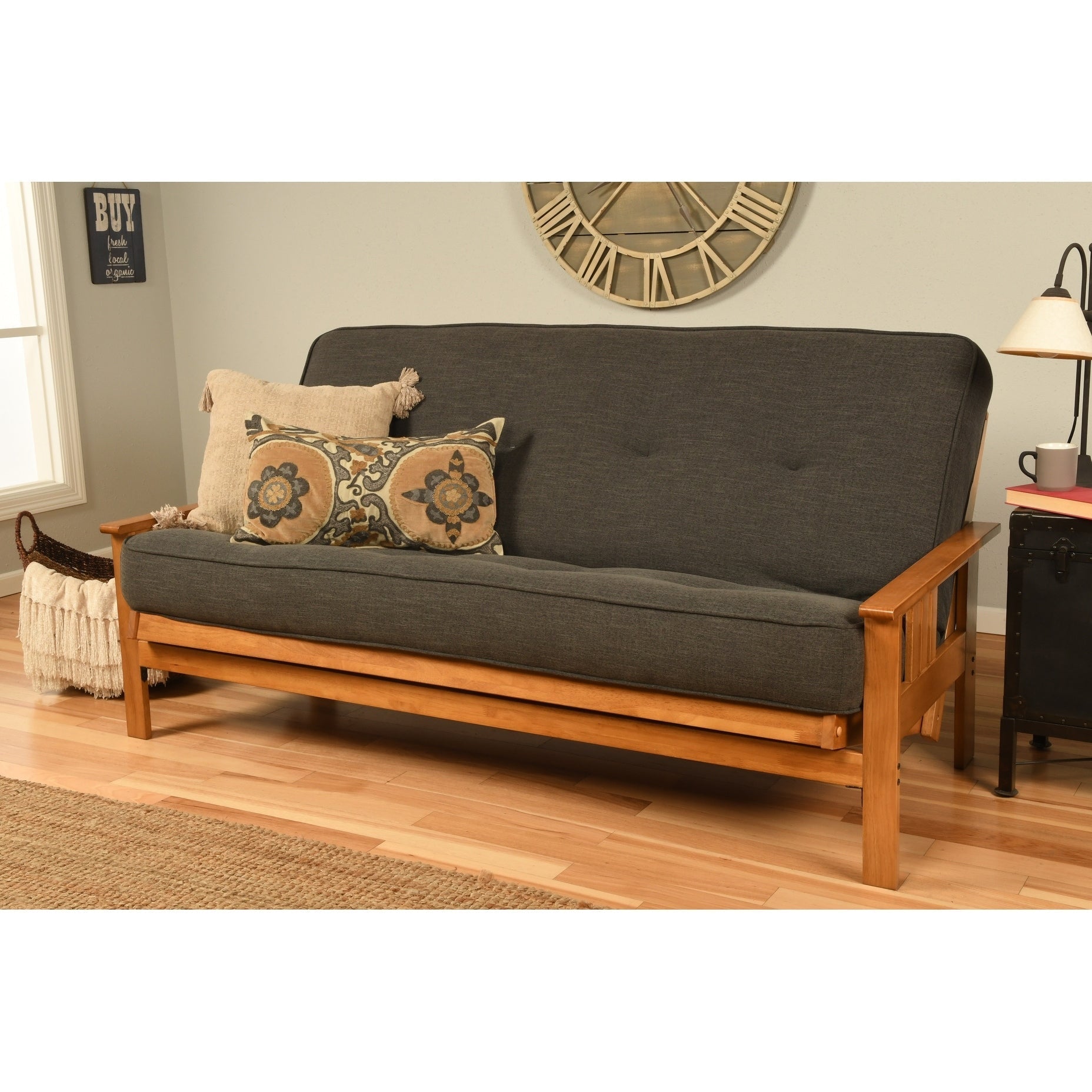 Somette High-density Foam and Spring Full-size Replacement Futon Mattress Only (Frame Not Included)