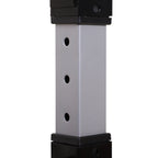 Soozier Steel 2-piece Height Adjustable Barbell Squat Rack/Bench Press - N/A