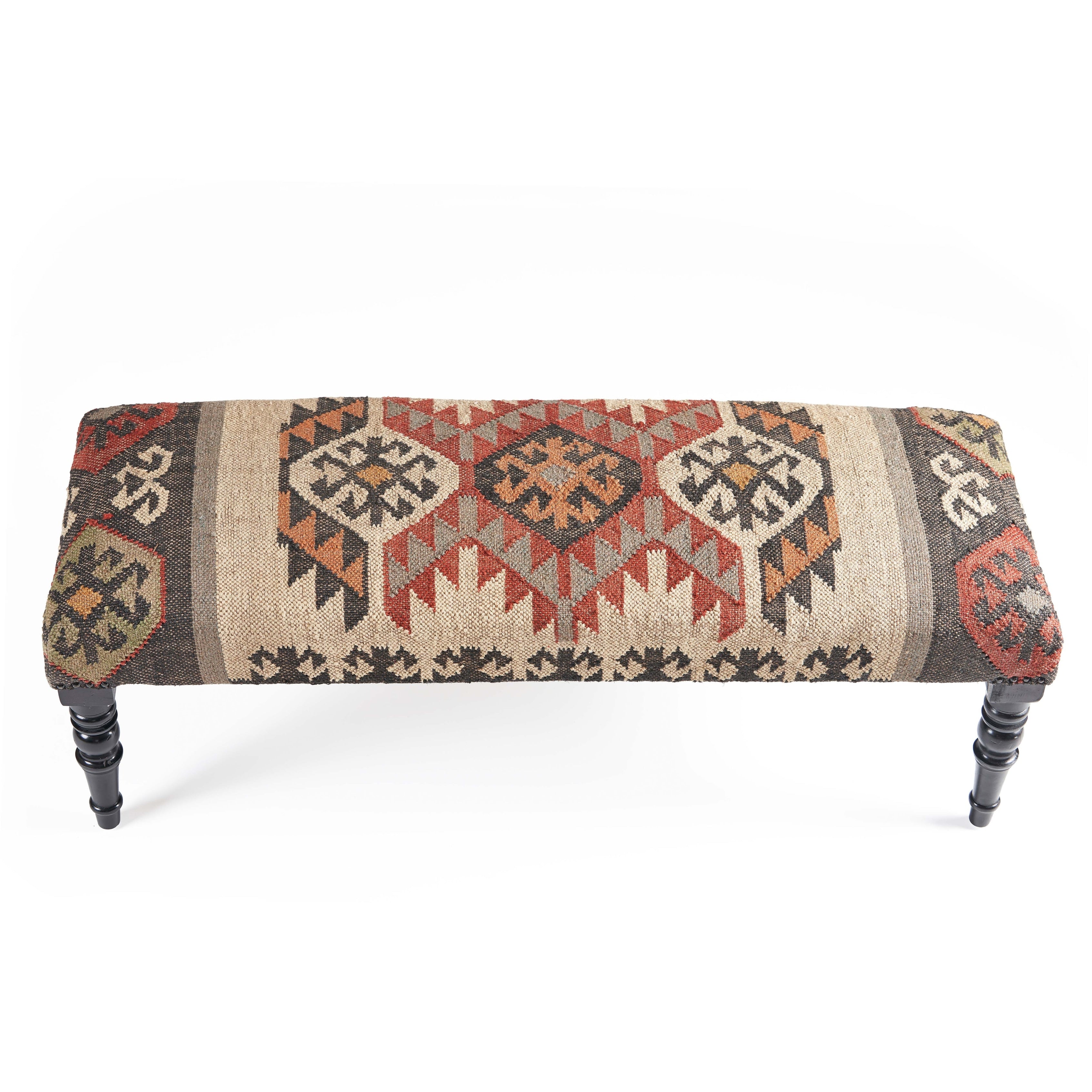 Sevita Southwestern Indoor Bench 16W x 47L x 18H - 16Wx47Lx18H
