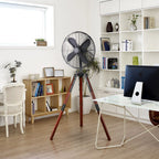 Star Fans Star Tripod 16-inch Stand Fan with Wooden Legs