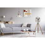 Star Fans Star Tripod 16-inch Stand Fan with Wooden Legs
