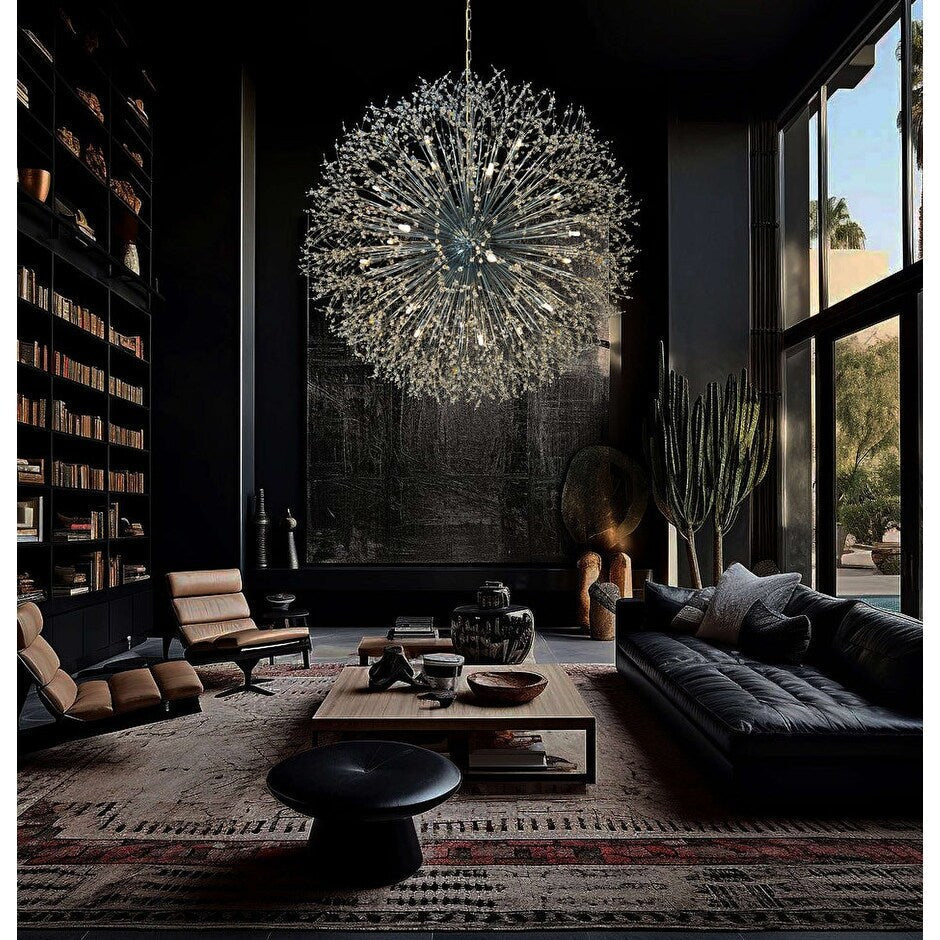 Starburst Chandelier 47 Wide Crystal Lighting Fixture