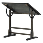 Studio Designs 36-inch Vintage Wood Drafting Table with Angle Adjustable Top for Drawing