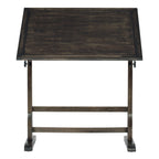 Studio Designs 36-inch Vintage Wood Drafting Table with Angle Adjustable Top for Drawing