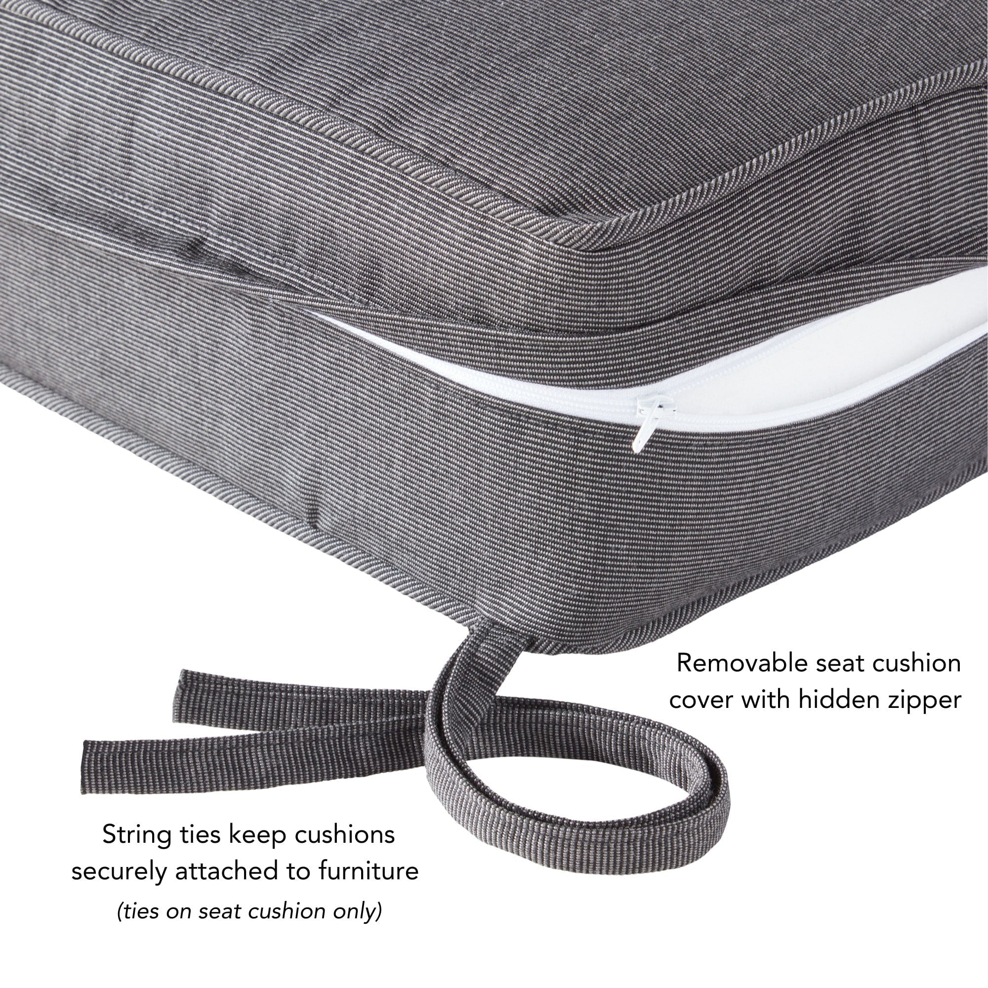 Sunbrella 2-Piece Premium Deep Seat Outdoor Cushion Set