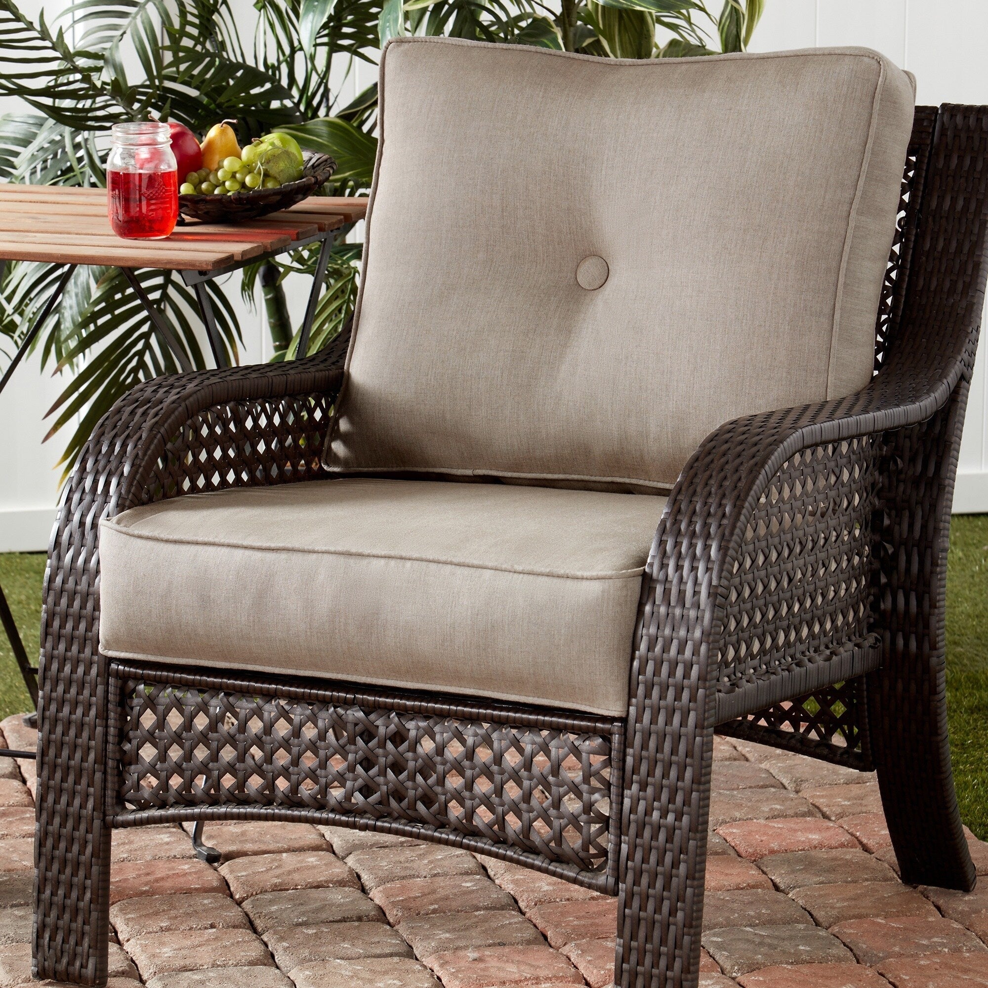 Sunbrella 2-Piece Premium Deep Seat Outdoor Cushion Set