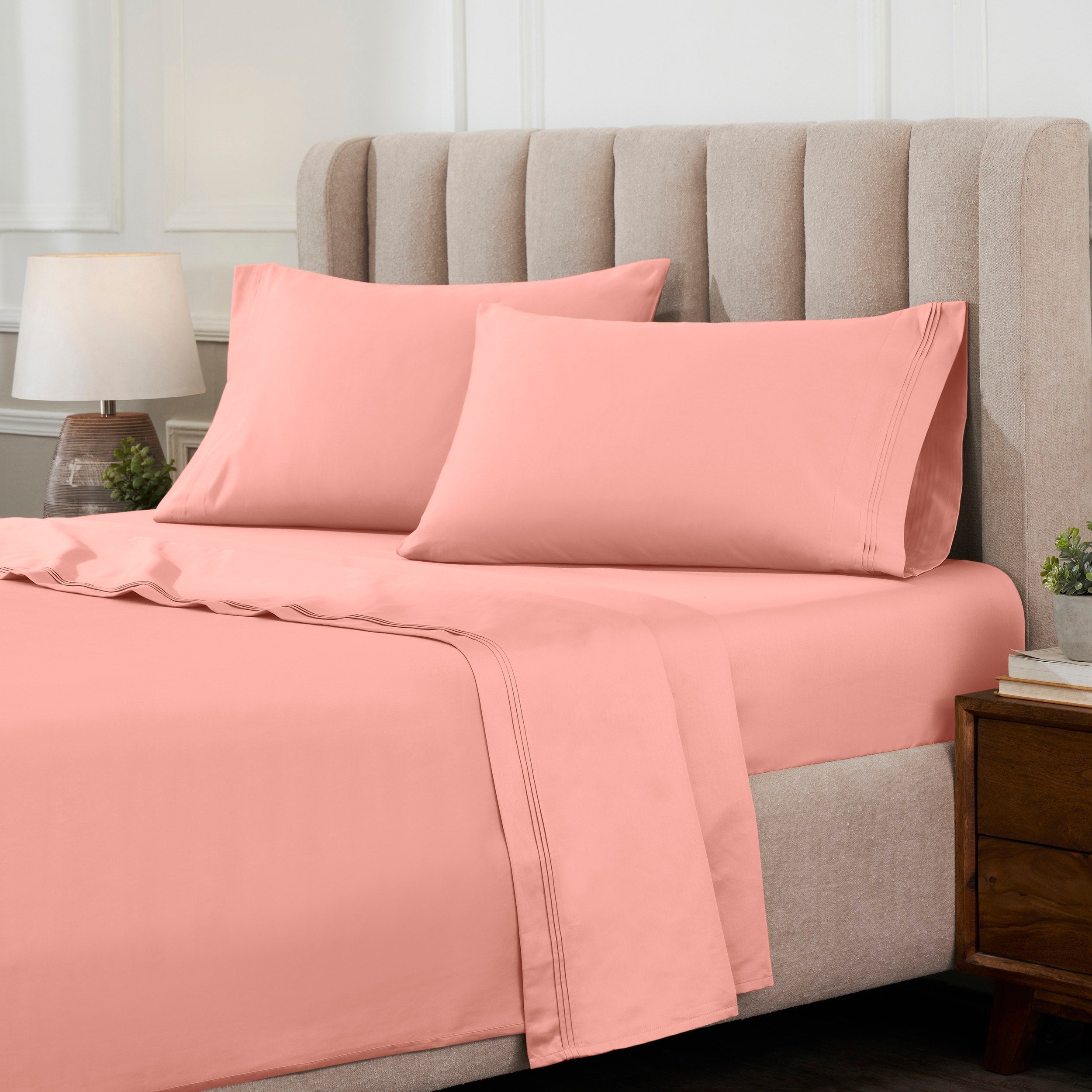 Superior Egyptian Cotton 1000 Thread Count Deep Pocket Solid Sheet Set