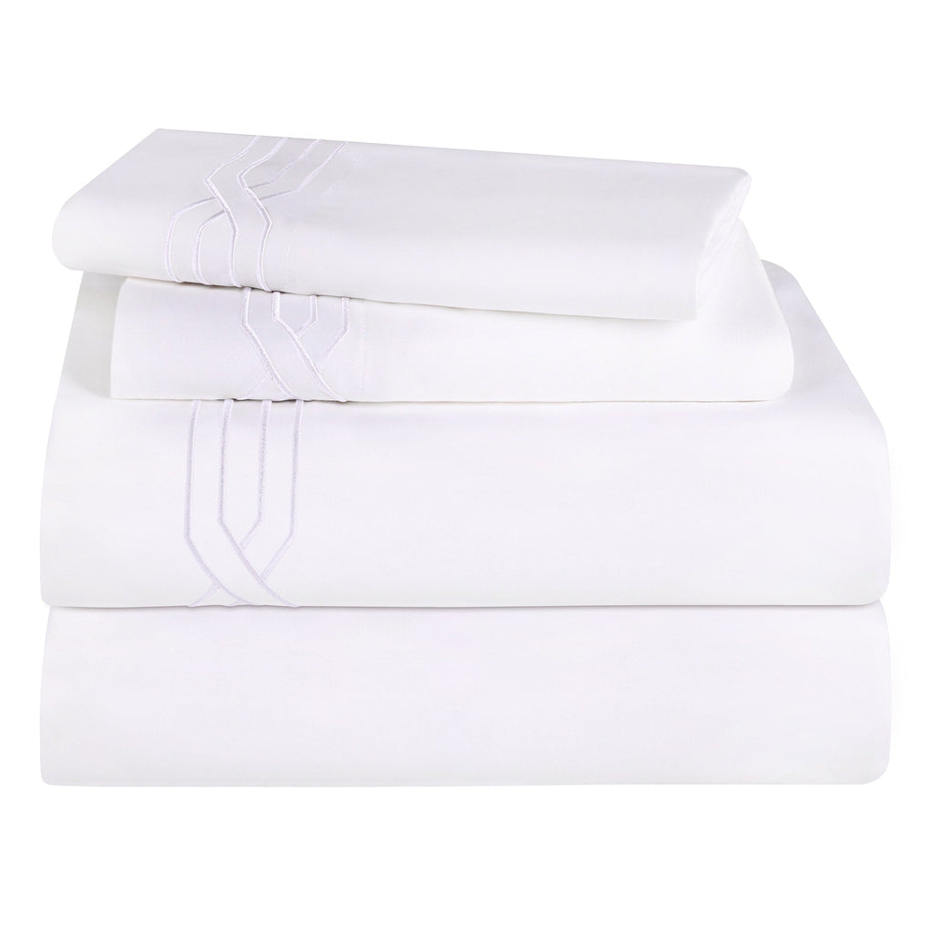 Superior Egyptian Cotton 1200 Thread Count Eco-Friendly Solid Sheet Set