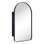 TEHOME Aristes Recessed Framed Medicine Cabinet with Mirror and Adjustable Shelves