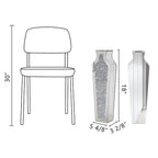 Tall Crushed Diamond Floor Vase