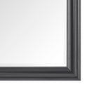 Tall Mirror Full Body Oversized Mirror Smooth Faux Wood Frame Rectangle Wall Mounted Hanging Mirror