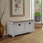 The Gray Barn Old Stone Upholstered Storage Bench