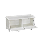 The Gray Barn Old Stone Upholstered Storage Bench