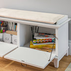 The Gray Barn Old Stone Upholstered Storage Bench
