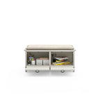 The Gray Barn Old Stone Upholstered Storage Bench