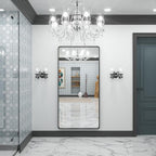 TokeShimi Modern Metal Frame Bathroom Vanity Wall Mirror