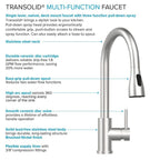 Transolid EWS-2422S 24-in W x 22-in D x 35-in H Stainless Steel Laundry Sink and Wash Stand - 24-in x 22-in