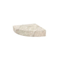 Transolid Studio 14-In X 14-In Solid Surface Wall-Mount Corner Shower Seat - 14.5 x 14.25 x 3