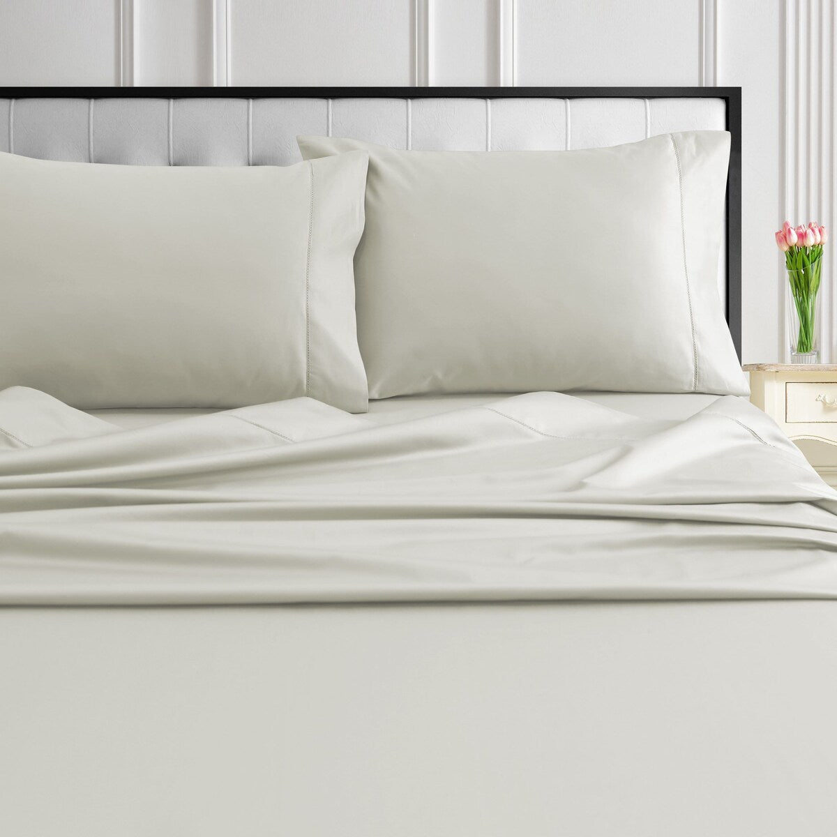 Tribeca Living 1000 Thread Count Egyptian Cotton Extra Deep Pocket Bed Sheet Set