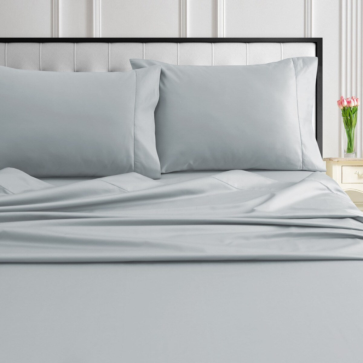 Tribeca Living 1000 Thread Count Egyptian Cotton Extra Deep Pocket Bed Sheet Set