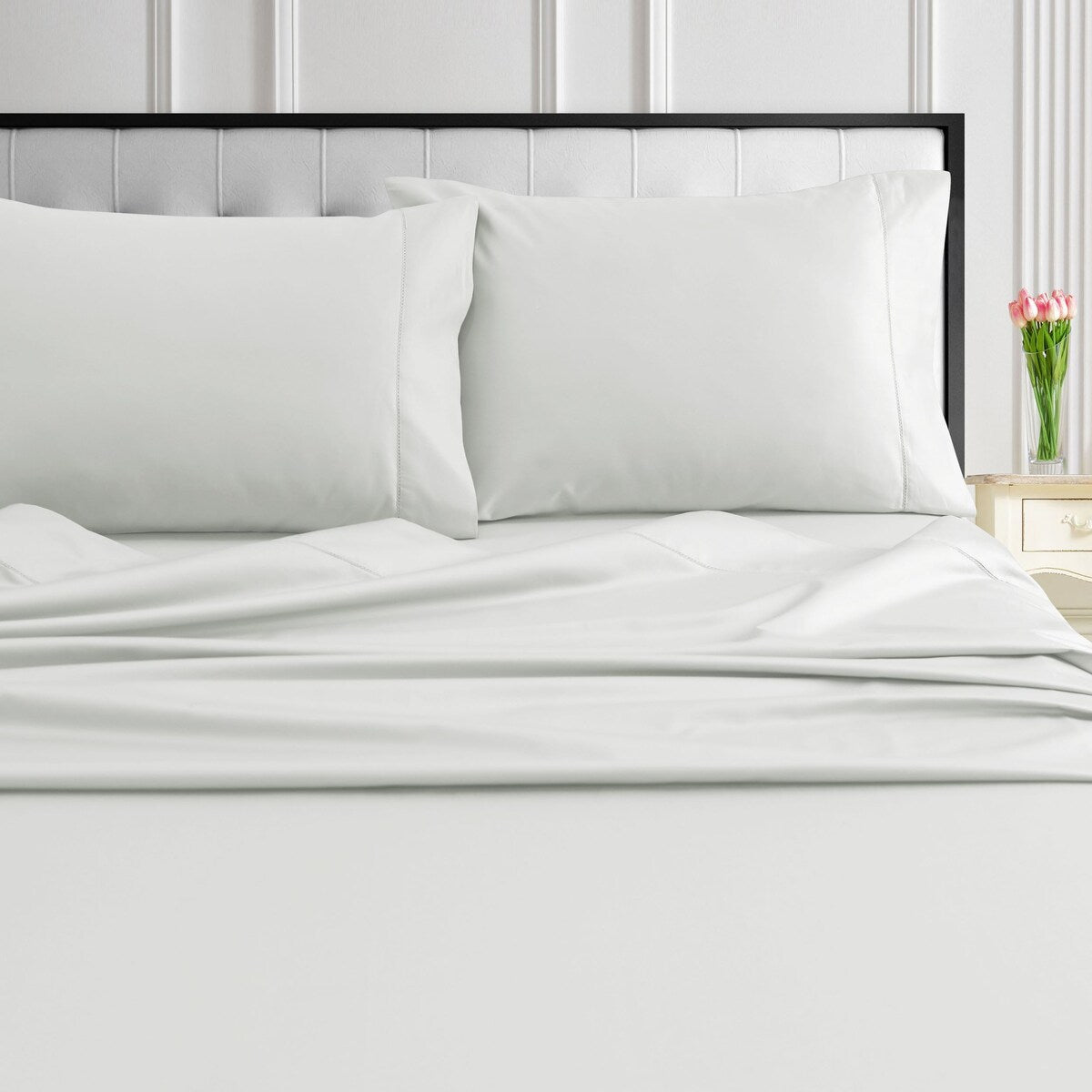 Tribeca Living 1000 Thread Count Egyptian Cotton Extra Deep Pocket Bed Sheet Set