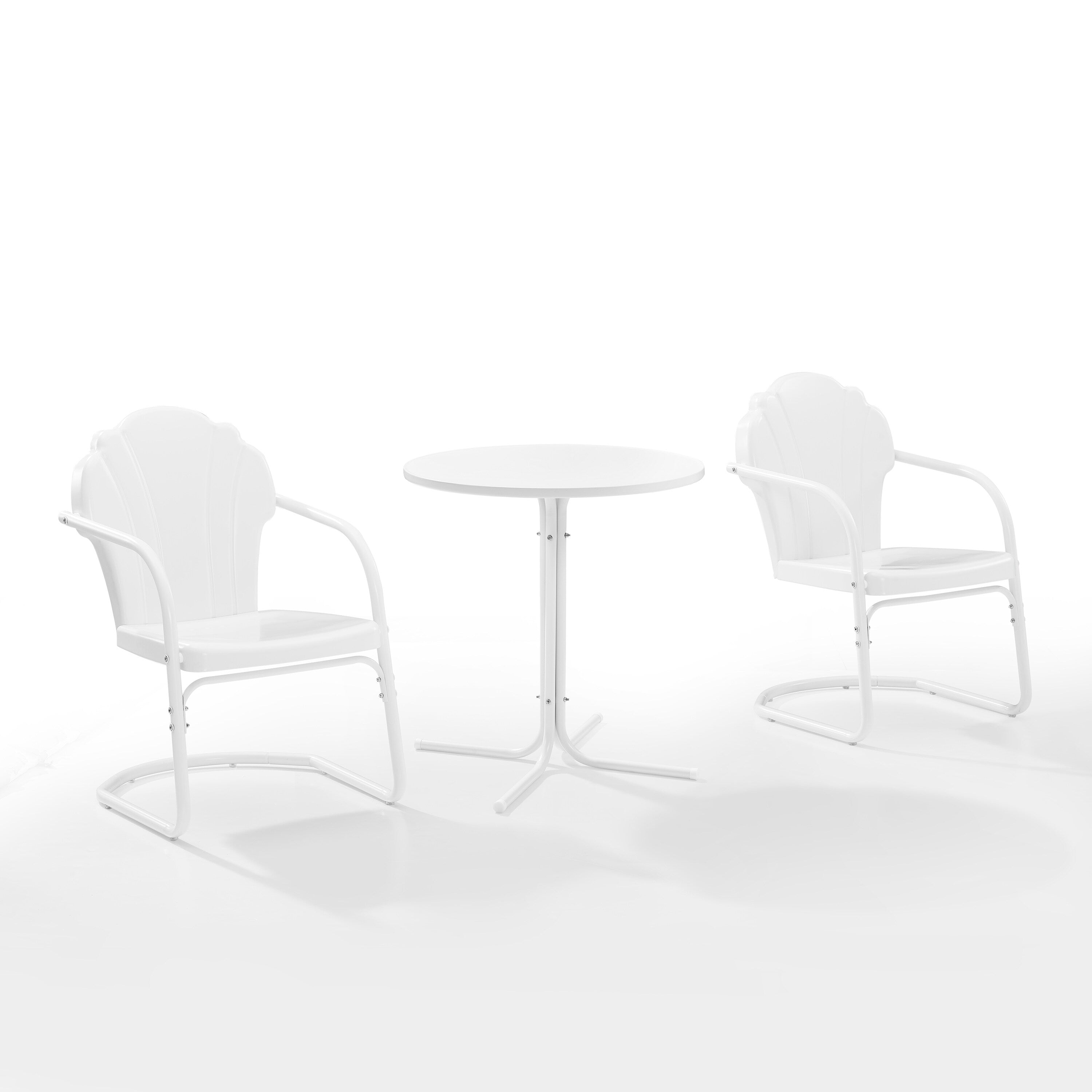 Crosley Tulip 3Pc Outdoor Bistro Set - 98 W x 29 D x 32.88 H