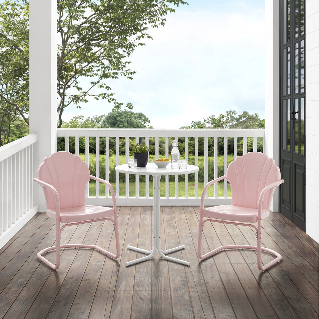 Crosley Tulip 3Pc Outdoor Bistro Set - 98 W x 29 D x 32.88 H