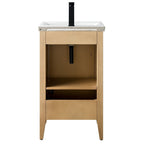 Vanity Art 20 or 24 or 30 Single Sink Bathroom Vanity Cabinet with Ceramic Top