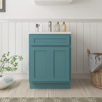 Vanity Art 24-inch Solid Wood Single Sink Bathroom Vanity Cabinet